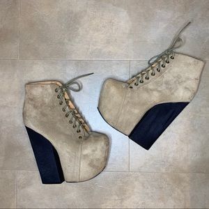 Jeffrey Campbell Freda chunky boots